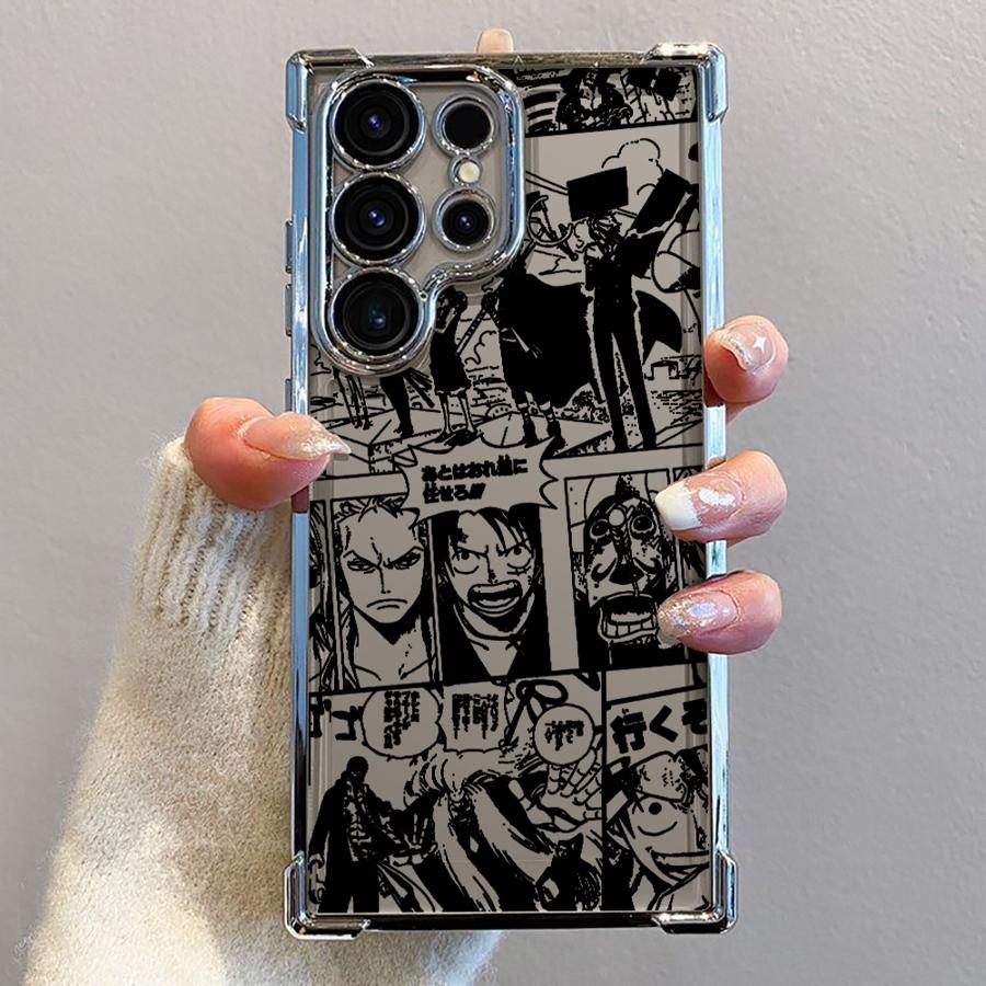 

Phone Case for Samsung Galaxy S25 Plus S20 FE S24 s24ultra S25 Ultra S21FE s24fe S22 Ultra S23 Clear Cover Ones Pieces Anime Galaxy S25 Ultra
