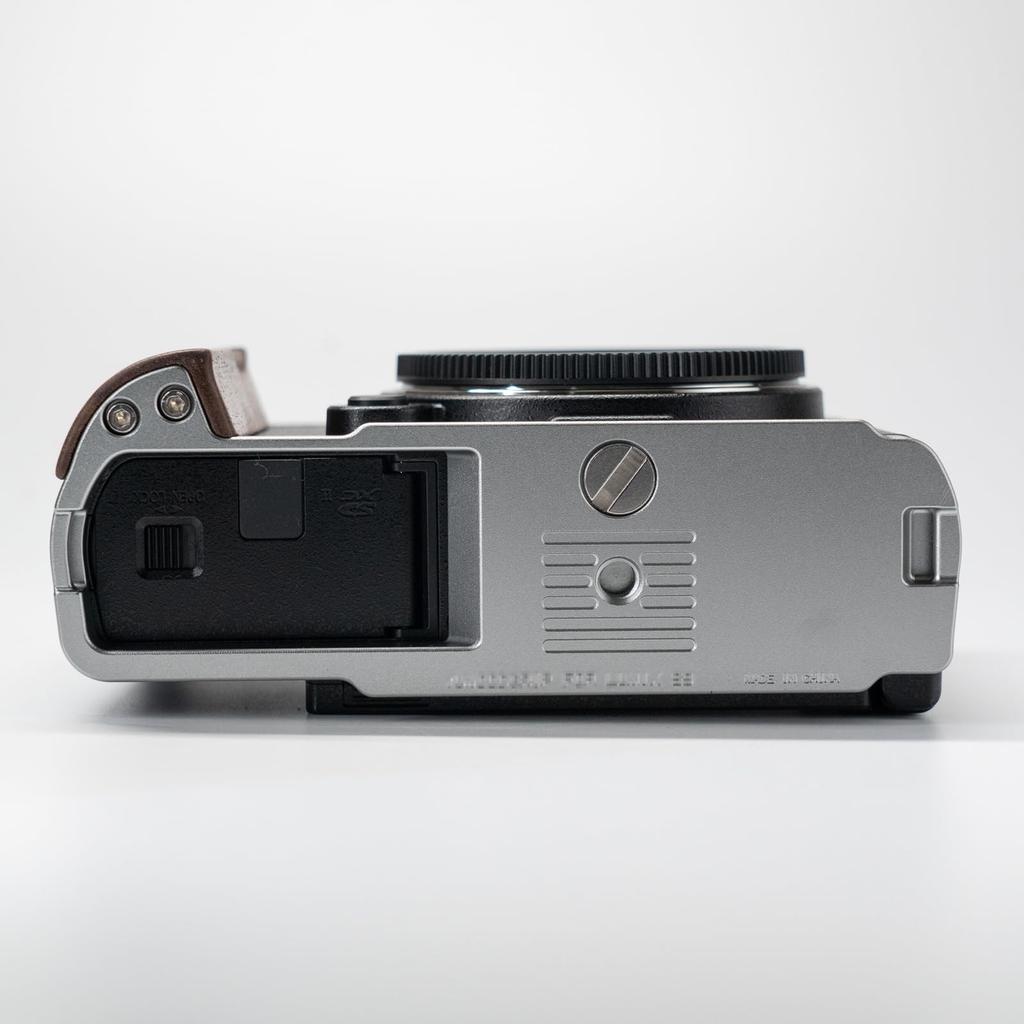 Iborrys Premium Solid Wood Camera Compatible with Panasonic LUMIX S9 Dedicated Quick Release Handcrafted Premium Retro Natural Wood Handle Silver