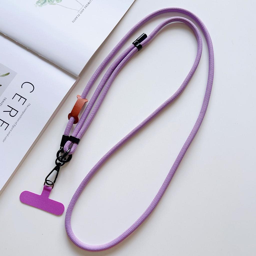 Uniwersalny Regulowany Smycz na Telefon Naszyjnik Crossbody Pasek do Etui na Telefon Długa Lina Wisząca z Klipsem Zapobiegający Zgubieniu Trwały i Solidny