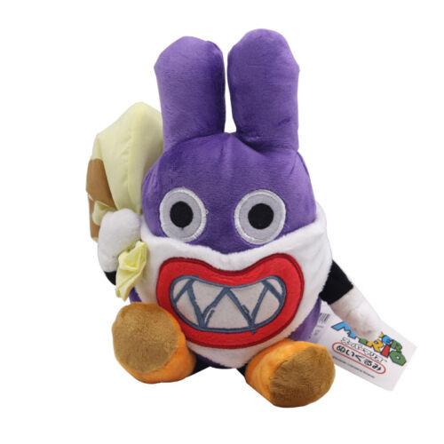 

Mario Bros Super U Вор Кролик Наббит Плюшевая Мягкая Игрушка 19см Подарок Рождество 19cm Invisible Rabbit