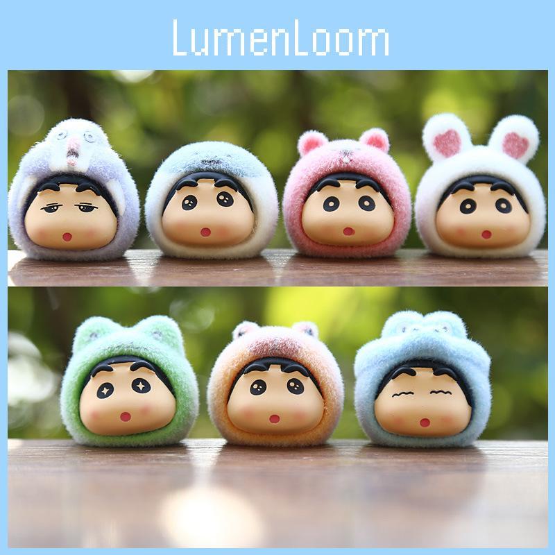 Crayon Shinchan Mini Resin Plush Figure For Desk Decor And Car Accessories Special Characters Included