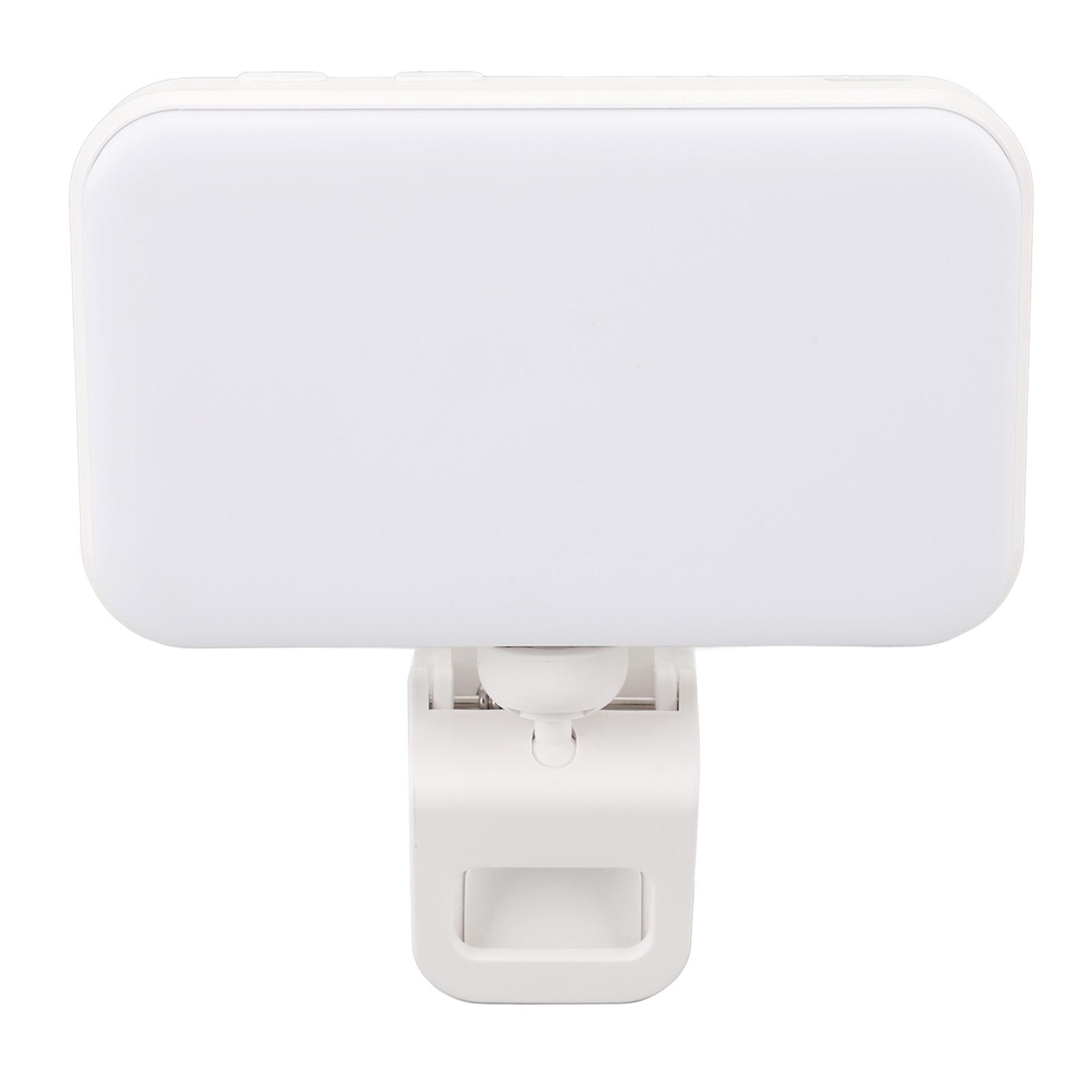 

Светодиодный клип-свет для селфи 66 светодиодных чипов Освещение для фотосъемки 2800–5600K Перезаряжаемый Накамерный Видеосвет