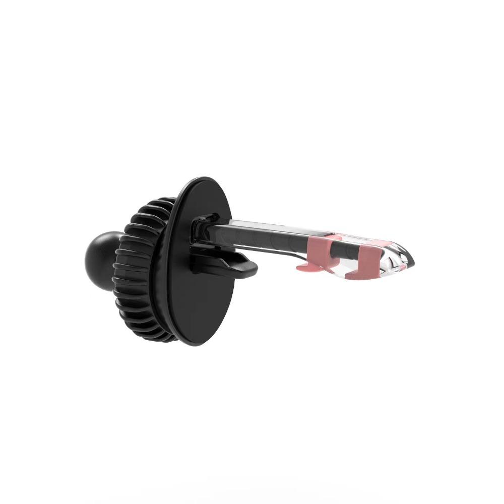 Hidden Barb Style 17mm Ball Head Base Retractable Vent Hook Clip Car Air Outlet Clip Accessories