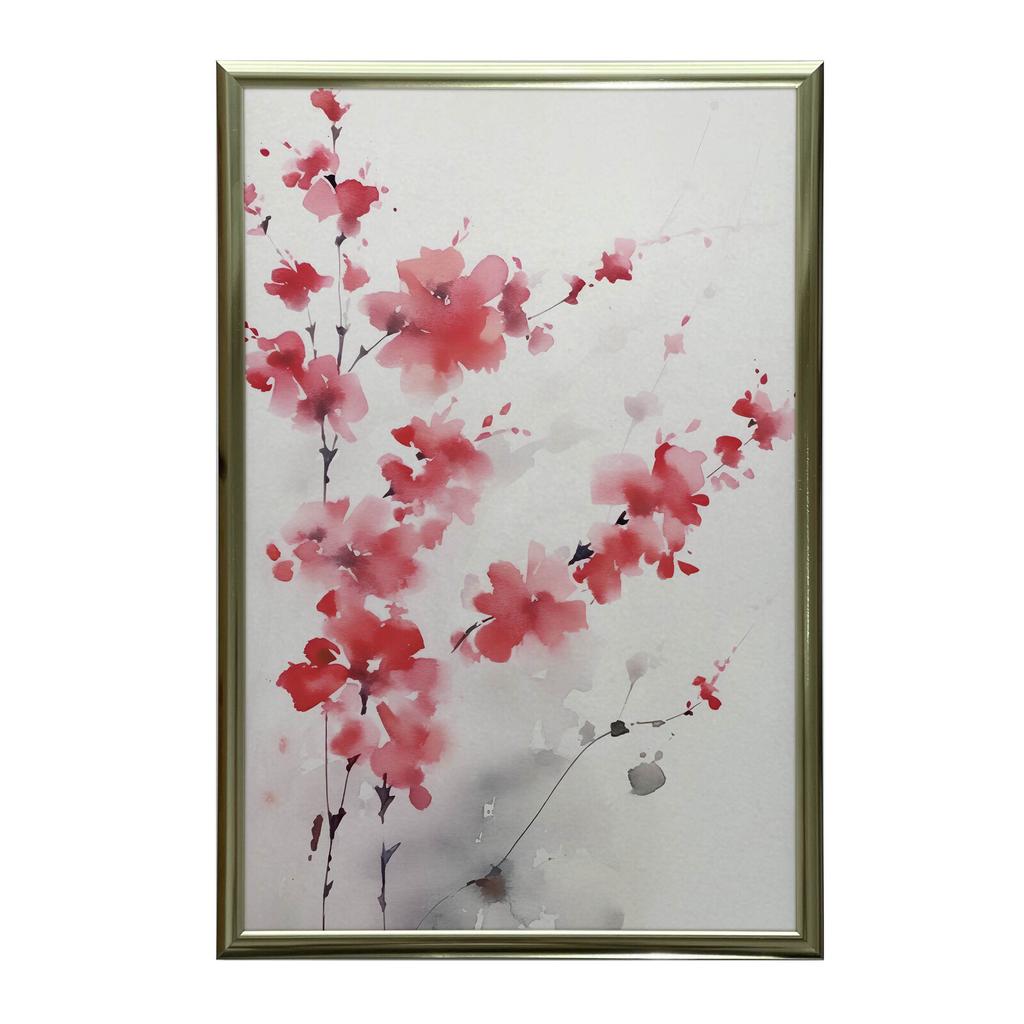 Uroki Wiosny Uroki Wiosny, 70X100 Cm, Rama Drewniana Jasny Dąb, Papier Matowy 230 Gsm