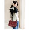 Vintage PU Leer Grote Capaciteit Casual Crossbody Tas