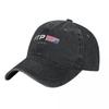 FTP Made in Hell Denim Washed Baseball Cap Fashion Men's Baseball Hat