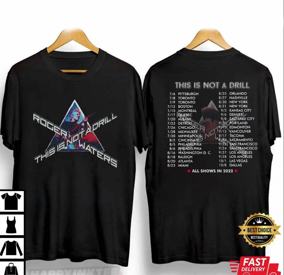 

Концертная футболка Roger Waters This Is Not A Drill, размеры S-4XL M