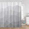 Abstract Geometric Shower Curtain Gradient Colorful Pattern Fashion Bathroom Decorations Modern Polyester Fabric Bath Curtains