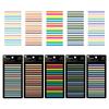 300 Sheets Rainbow Color Index Sticker Memo Pad Post-It Waterproof Transparent Sticky Notes School Supplies Kawaii Stationery