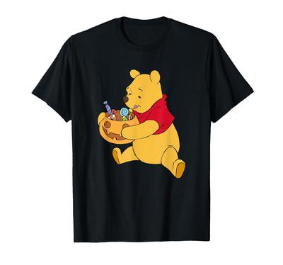 Disney Winnie the Pooh Halloween Pumpkin Candy Bowl T-Shirt