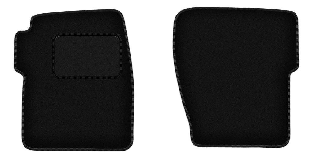 Tappetini anteriori neri per: Land Rover Discovery II fuoristrada (1998-2004)