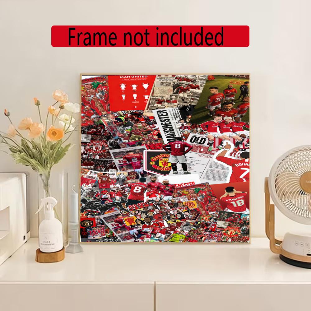 Manchester 5D Round Diamond Painting Kit Diamond Embroidery Painting Rhinestones Mosaic Frameless Handwork Decoration Arts