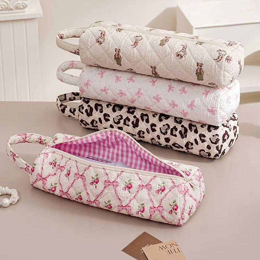 Quilting Cotton Hair Dryer Storage Bag Soft Curling Iron Carrying Case  Home Storage