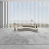 Wabi-Sabi Loop Pile Carpet: Non-Slip Floor Mat for Living Room, Light Luxury Coffee Table, and Bedroom Decor