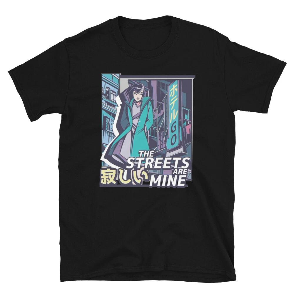 Japanese Animation Street Life Storytime T-Shirt S