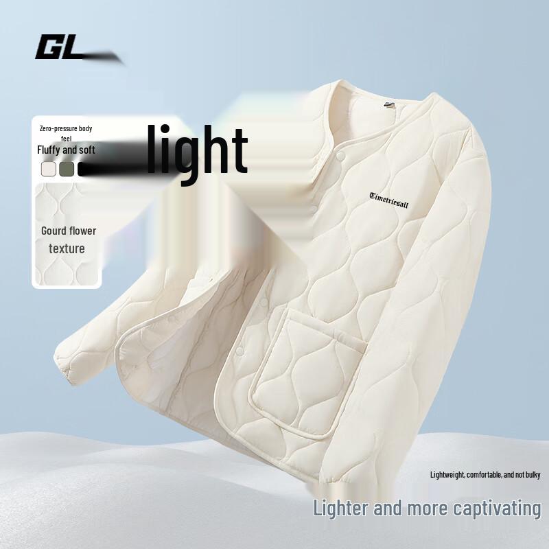 

GLM Men s Collarless Padded Jacket L