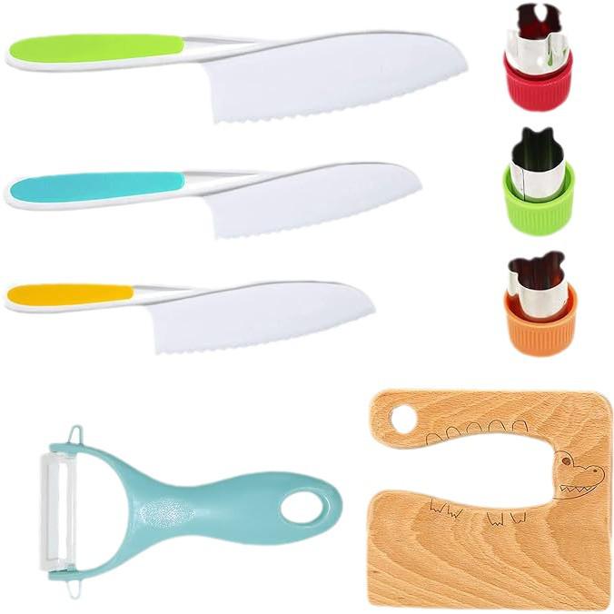 Children's Toy Knife Set for Early Education - Safe Cutting Tools for Kindergarten and Vegetable Play