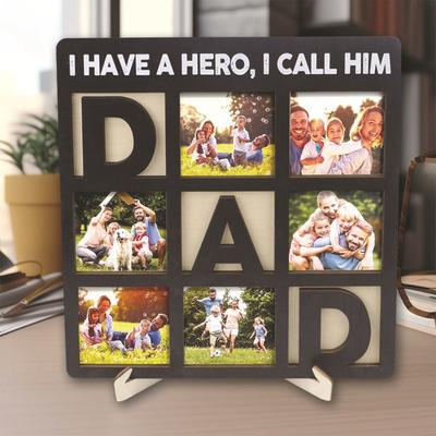 Picture Frame For Mother's Day Father's Day Personalized Hand-made Home Decorative Picture Holder For Bedroom Livingroom
