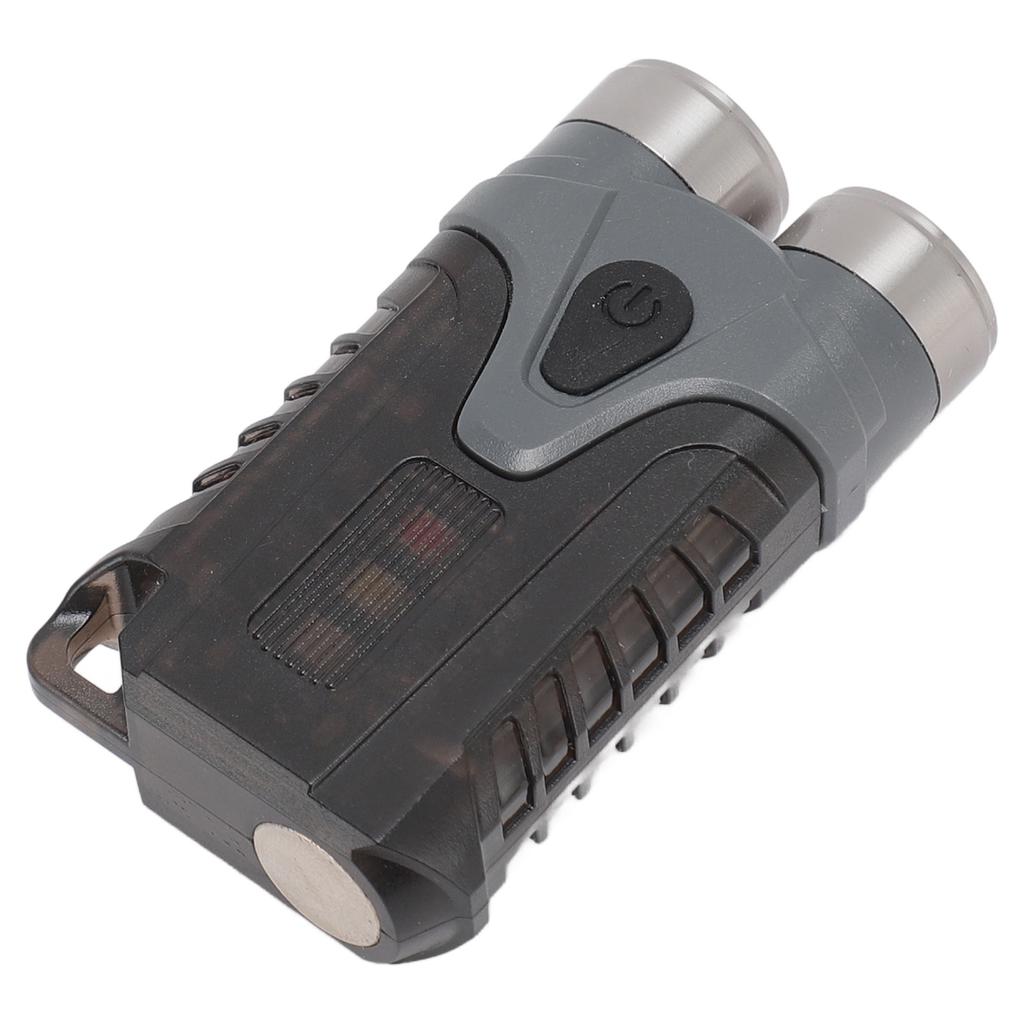 LED Small Powerful EDC Flashlight Mini Keychain Flashlight Outdoor Camping Signal Light Gray