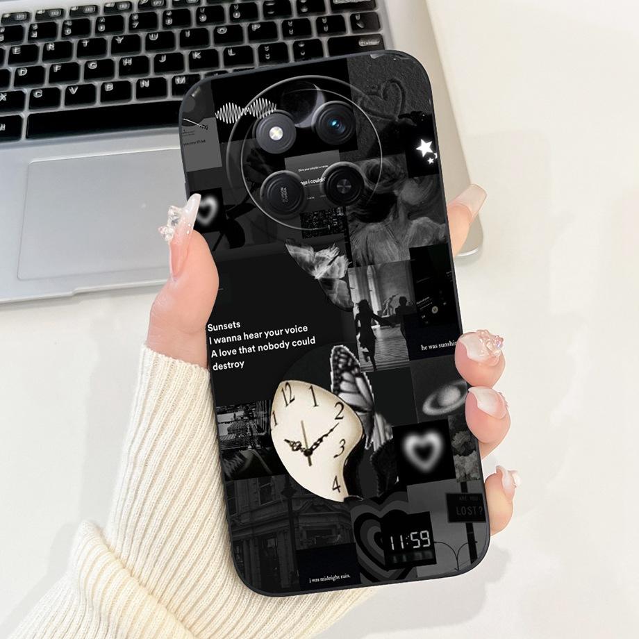 Pour Honor Magic 7 Lite 7 Pro Magic7 Coque de téléphone Magic 5 Lite 6 Lite Housse arrière Silicone Liquide Souple Funda Animaux Mignons Dessin Animé