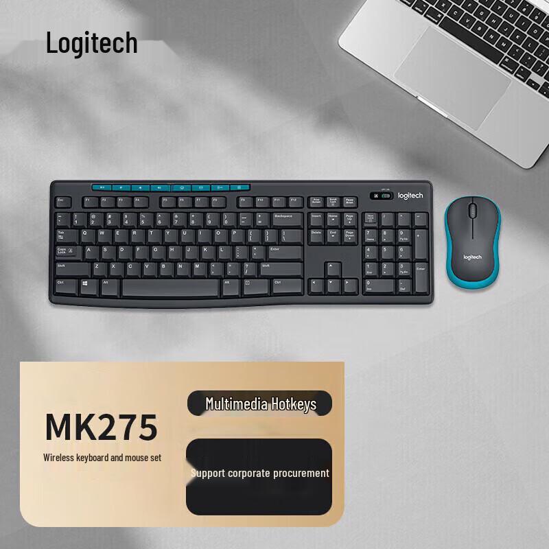 

Logitech MK275 Wireless Keyboard and Mouse Combo