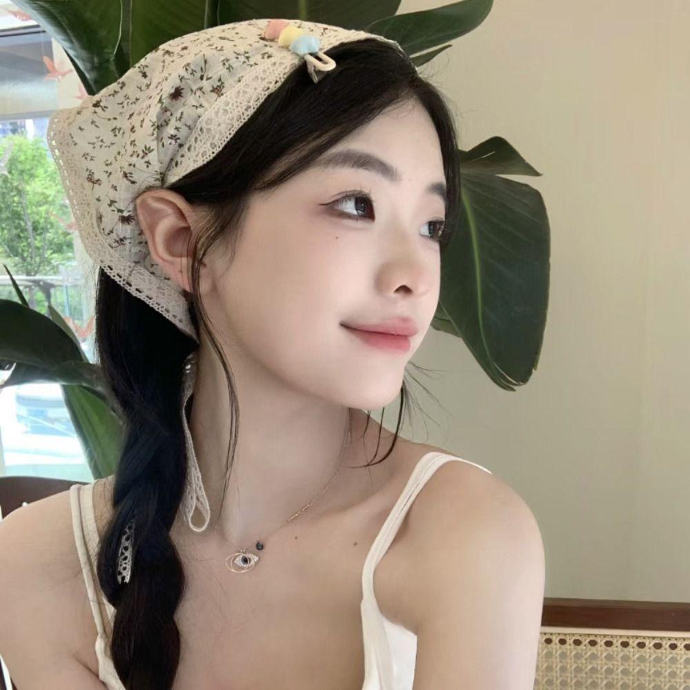 Small Flowers Hair Bands Lace Turban Bandana New Headbands  Photo Props