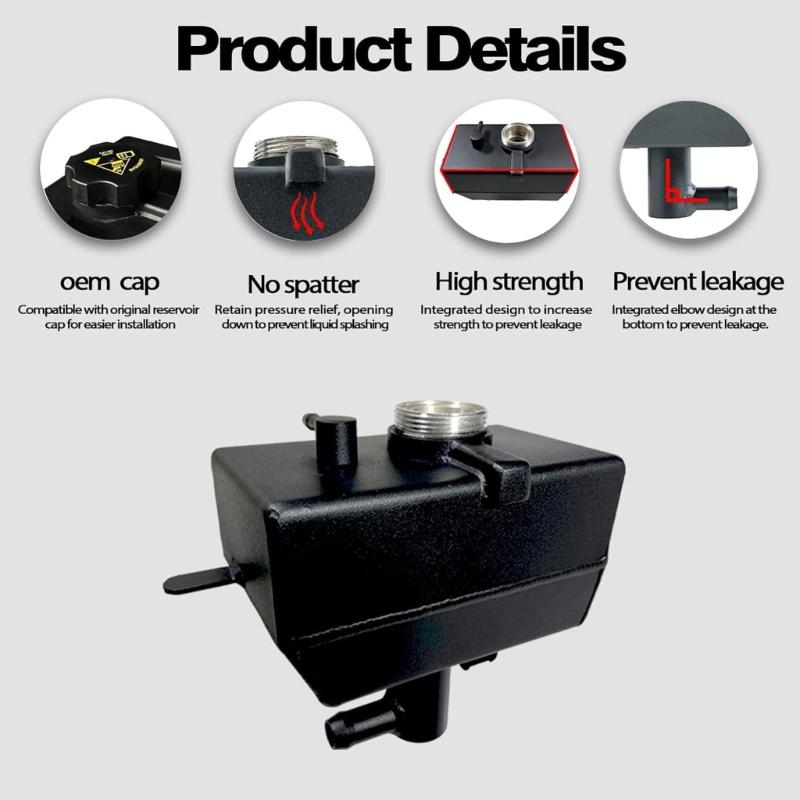 Auto Accessory for 2018-2024 Front Engine Coolant Reservoir Tank Expansion Bottle System 68364312AC 68364312AA