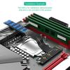 Fast speed M.2 Ssds Extension Cord 20CM For NVMe SATAs SSDs Adjustable Host Output Orientation