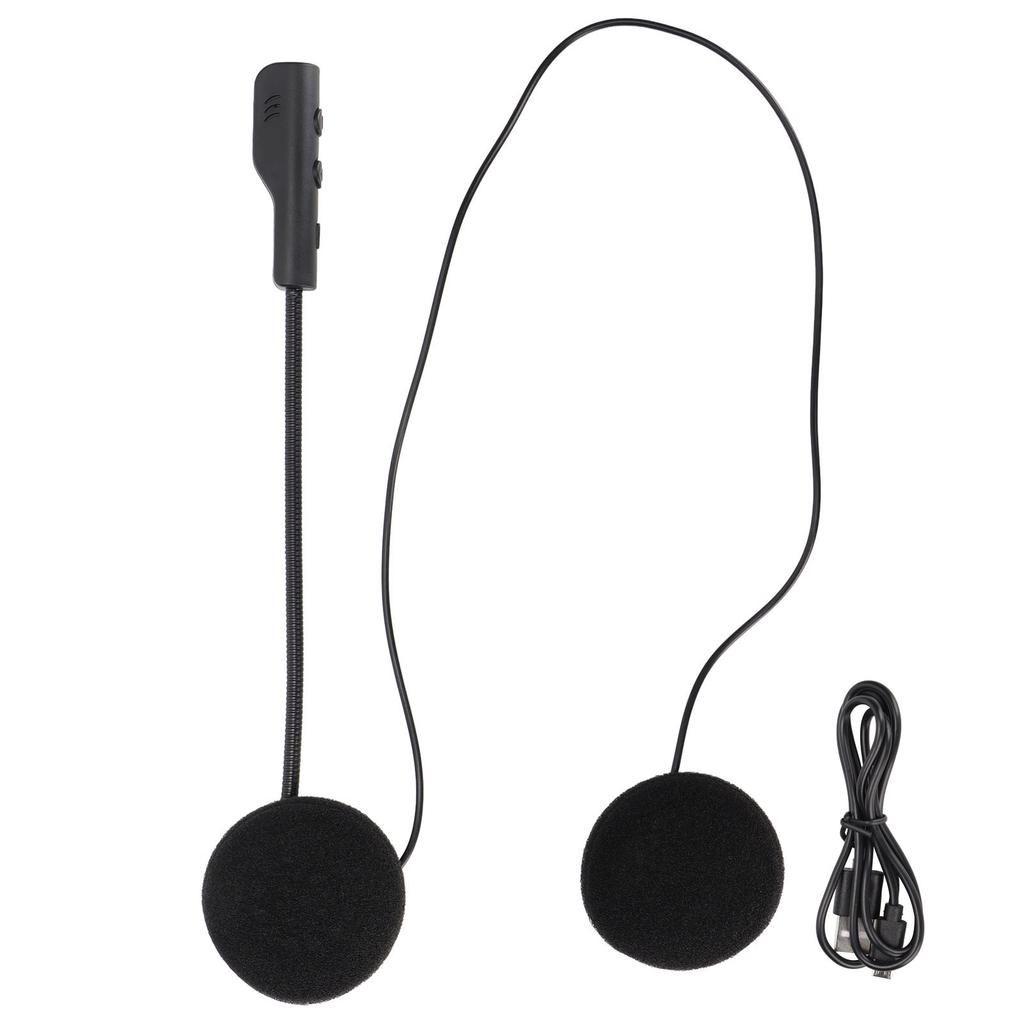 T4 Bluetooth Helmet Headset Volume Control Bluetooth 5.0 Sports Headphones with Noise Reduction for