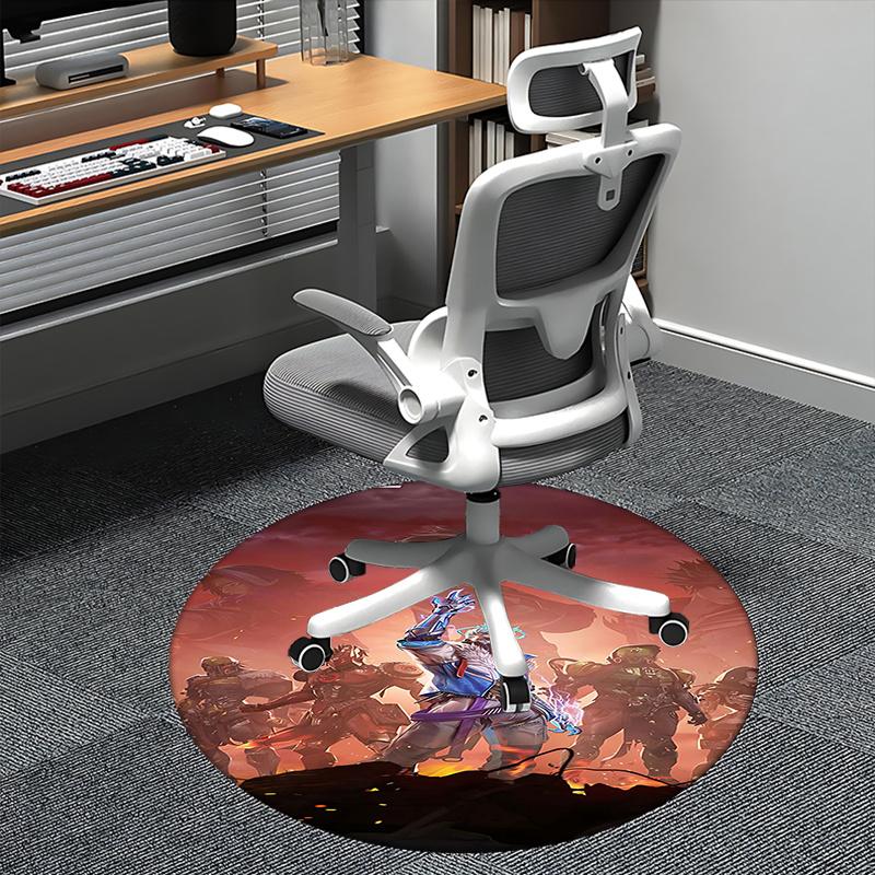 

Free fire Chair mat Round Rug-Office carpet, Non-slip, Suitable for Living Rooms, Bedrooms Decor.1205577a 80cm by 80cm