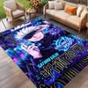 Jujutsu Kaisen Print Rug, Washable Floor Carpet, For Entryway Dorm Laundry Room Office Study, Home Decor Birthday Christmas Gift