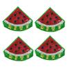 10pcs Cartoon Sequins Watermelon Fruit Drink Embroidered Patches Shells Coconut Trees Patch Clothes Decoration Sew Applique Diy 