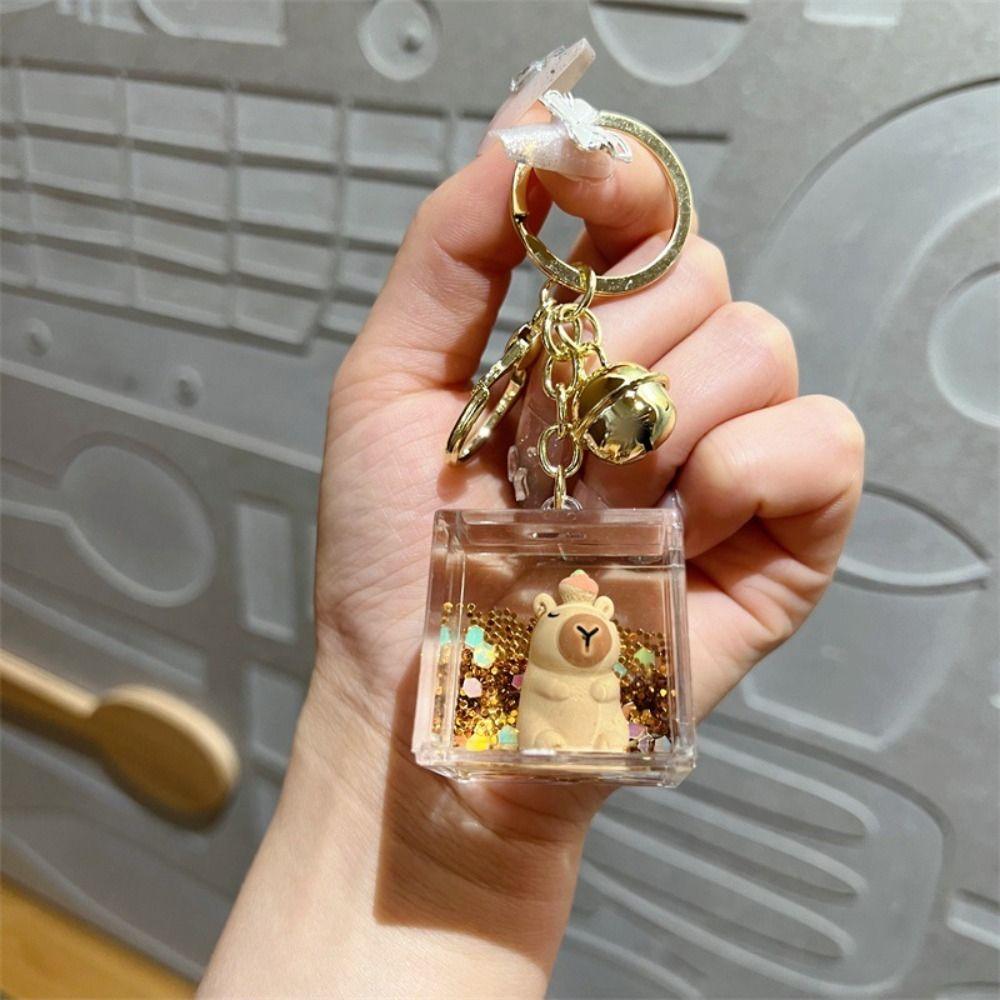 

Подвеска Капибара Подвеска Капибара Бутылка в Дрейфе Брелок Бутылка с Сыпучим Песком 8