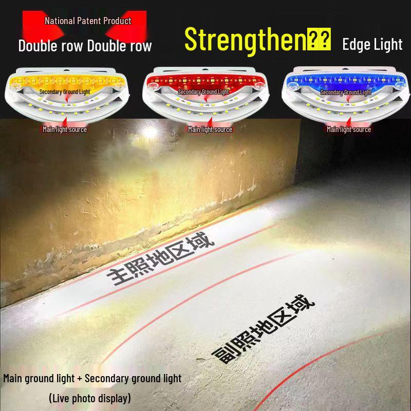 24V LED Truck Ground Light: High Brightness, Waterproof Side Marker, 12V Tire & Turn Signal Light