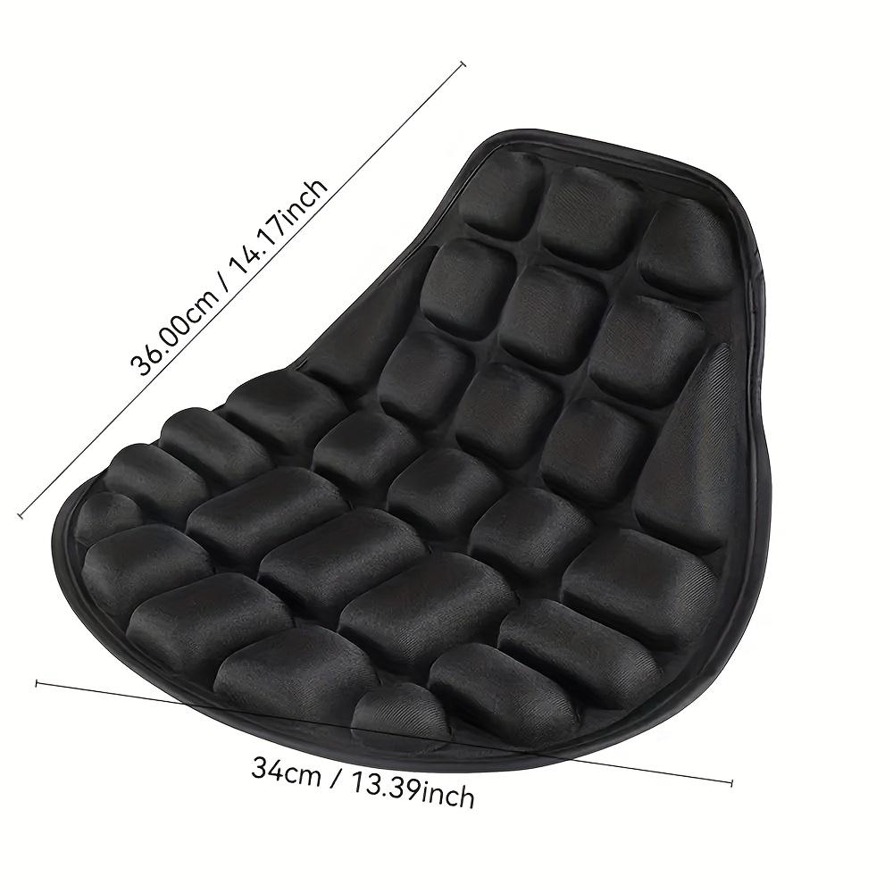 Motorcycle Seat Cushion Black Foam Soft Comfortable Breathable Seat Covers Mats for Motorcycles Electric Bike Accessories