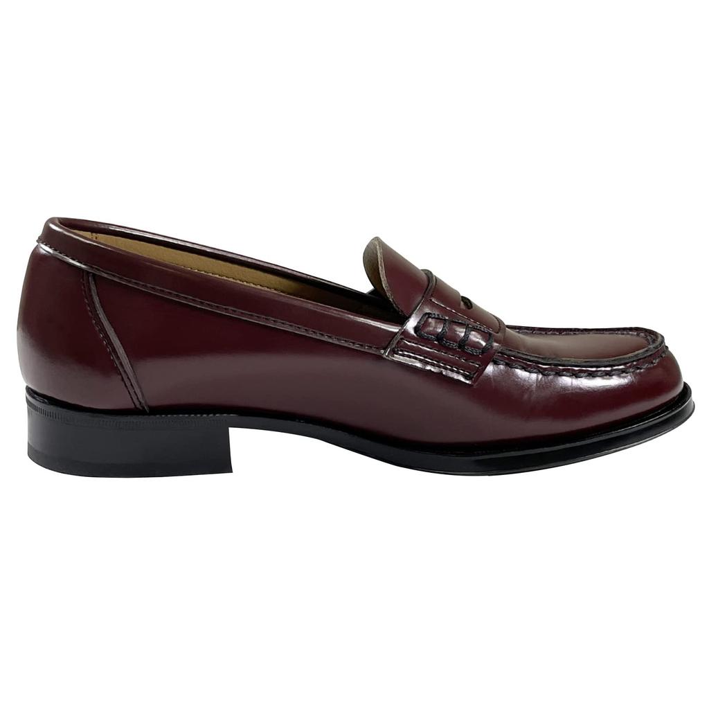 Loafers for 2E [Varsity Mate] Semi-Oblique Girls' Schools, T-11-42, Brown, 25.5 cm,