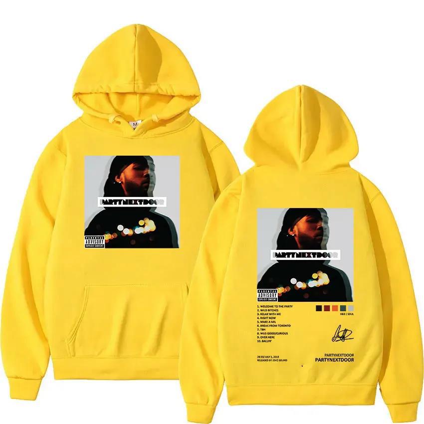 Rapper Partynextdoor Cover Musikalbum Hoodie Herren Hip