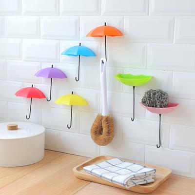 Cârlige de Perete Umbrelă Agățătoare Chei Portmoneu Instalare Simplă Multicolor Versatil 3D