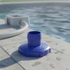 Pool-Skimmer-Schlauchadapter Kompatibel für oberirdische Pools Einfach zu installieren Vakuumanschluss