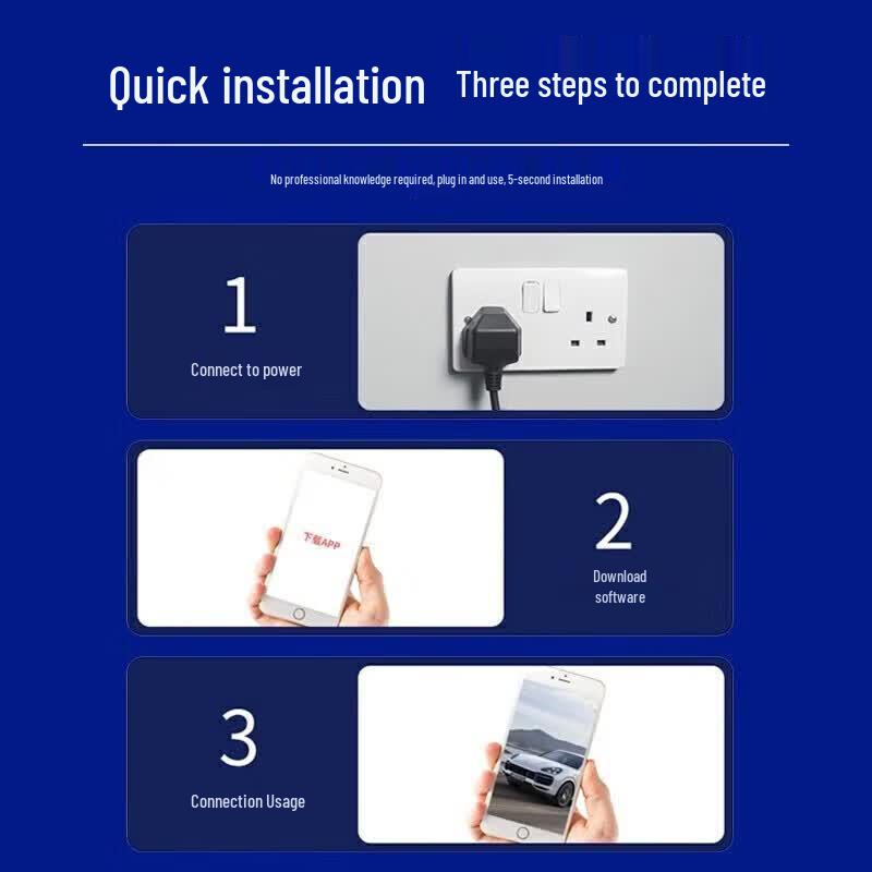 HaoQu 5MP Smart WiFi Security Camera CN Plug (adapter Included)