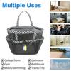 Toy Storage 8 Pocke Mesh Toiletry Bag Large Capacity Light Weight Wash Storage Bag Hanging Portable Beach Bag Travel