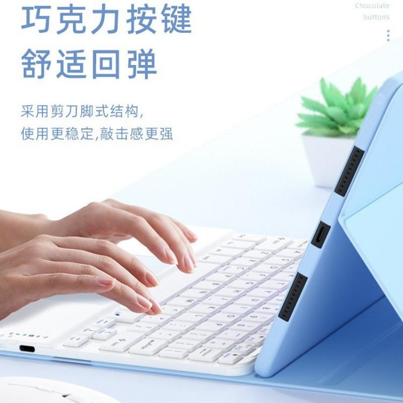 Magnetic Folio Case With Touch Keyboard Redmi Pad 5/6 Pro 11-12.4 Inch Tablet Slim Protective Cover Sleep/Wake