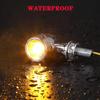 Motorcycle LED Turn Signal Light Chrome Bullet Moto Led Brake Stop Lights 8mm 12V Mini Signal Lamp For Honda Yamaha Cafe Racer
