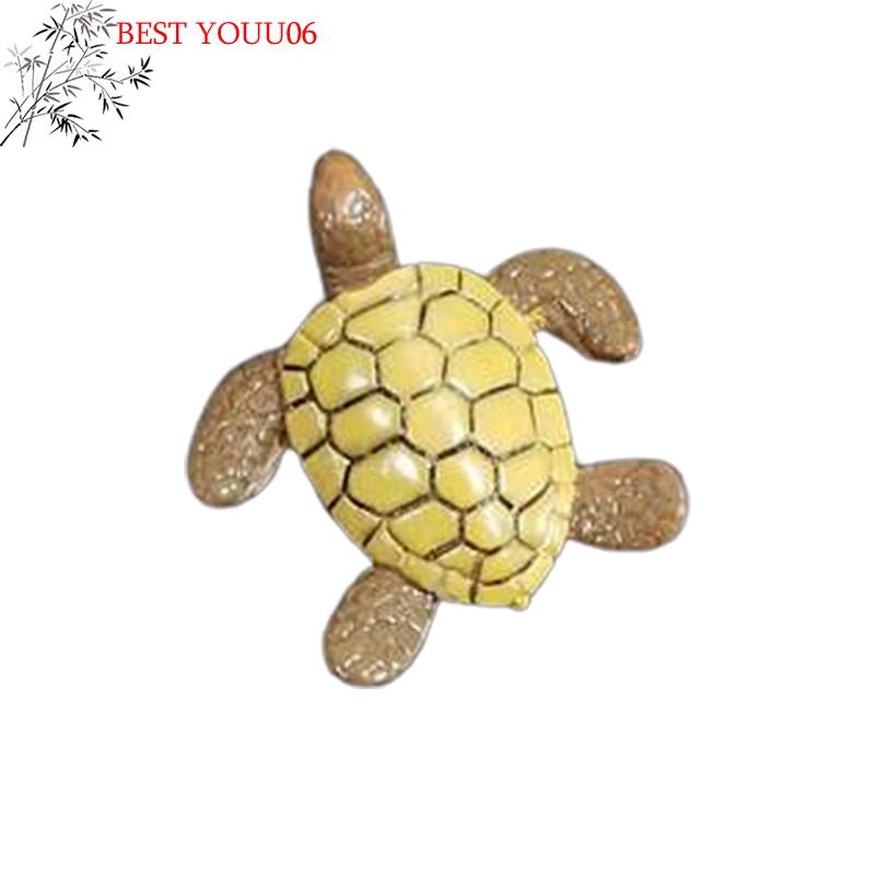 (YOUU06)Mini Sea Turtle Model Resin Ornaments Aquarium Fish Tank Home Landscape Decoration Accessory Fine Workmanship Layout Pro 1pcs