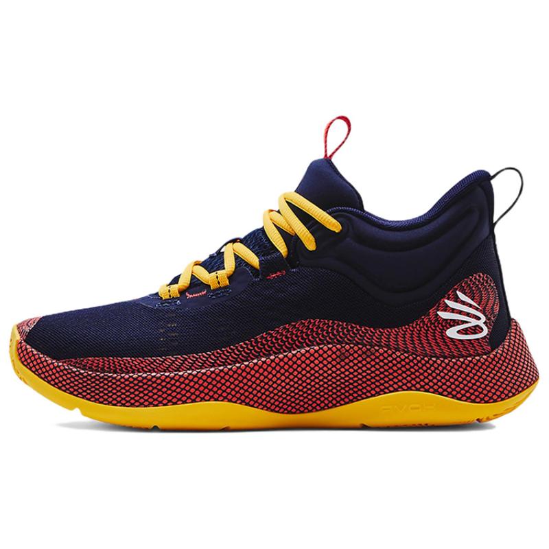 

Under Armour Curry Hovr Splash Midnight Navy Taxi Sneakers 3024719-403 43