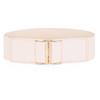 Women'S Xiaoxiangfeng Sticker Leather To Buckle Elastic Waist Seal Skirt Wide Belt Four Colors Optional