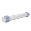 Rolling Pin Dough Roller Stainless Steel with 4 Silicone Guide Rings Anti Stick Anti Slip Kitchen