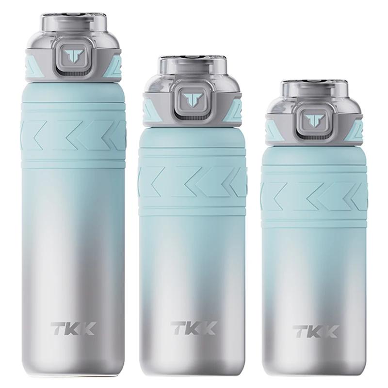 TKK SUS-316 Thermos Bottle Large Capacity Vaccum Cup Cold Insulation Portable Strap with Tea Flitter Thermal Flask Water Bottle