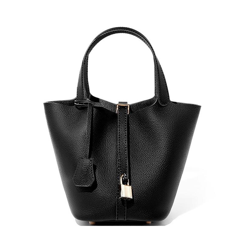 Bags New bucket bags Vegetable baskets Women's bags Leather handbags Bridal wedding bags Premium sense