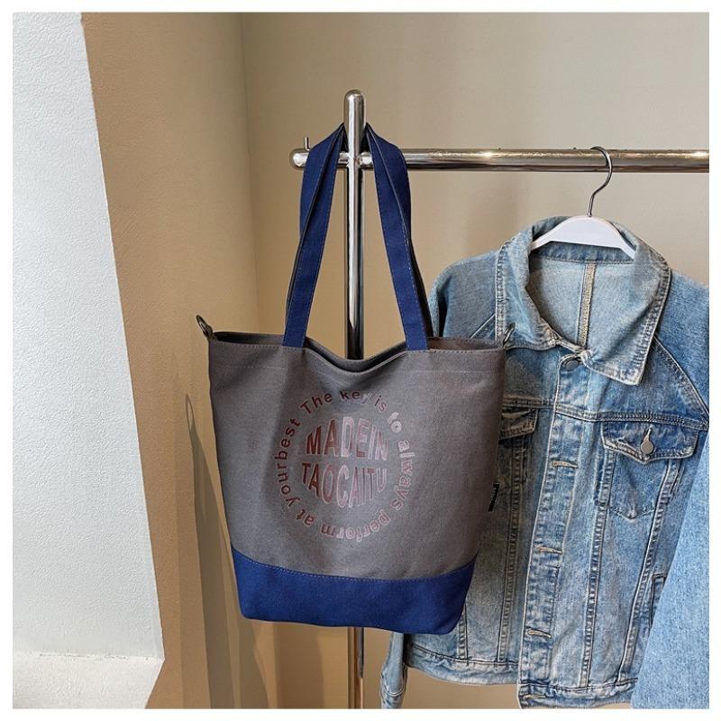 New canvas women's bag large capacity women's shoulder oblique span bag handbag fashionable versatile casual tote bag